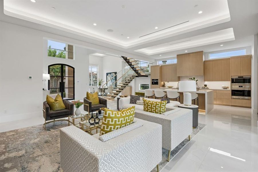 Furnished interior view inside a new home in , Westlake (Image 30).