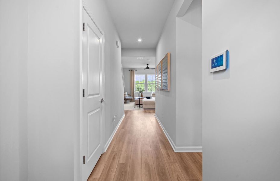 Representative unfurnished interior of a home built from the Raven by Pulte Homes in Crestview, Spartanburg (Image 22). Representative unfurnished interior of a home built from the Raven by Pulte Homes in Crestview, Spartanburg (Image 22).
