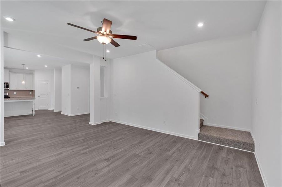 Spacious, unfurnished interior of a new home in The Overlook at Factory Shoals, Mableton (Image 32).