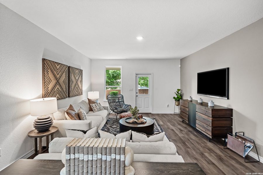 Furnished interior view inside a new home in Davis Ranch, San Antonio (Image 18).