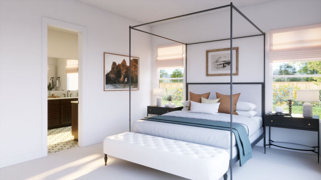Representative furnished interior of a home built from the 5002 by Risewell Homes in Freedom at Anthem, Kyle (Image 11).