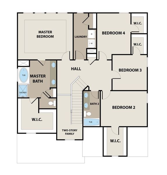 2D floor plan layout for the Bedford by Peachtree Building Group in Chimney Oaks Cottages, Homer, GA (Image 3). 2D floor plan layout for the Bedford by Peachtree Building Group in Chimney Oaks Cottages, Homer, GA (Image 3).