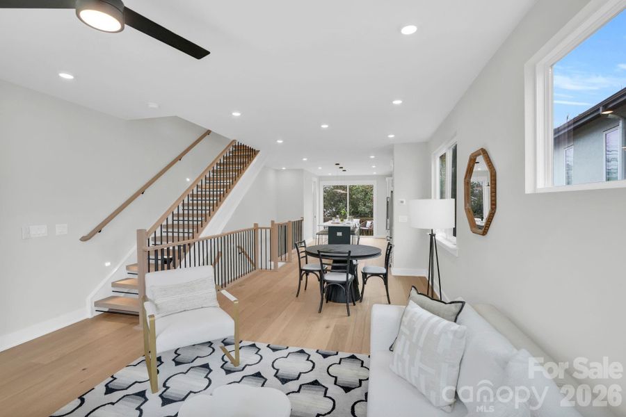 Furnished interior view inside a new home in , Charlotte (Image 39).