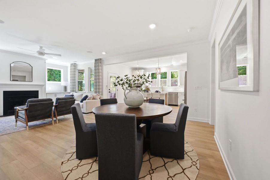 Representative furnished interior of a home built from the The Aspen by Davidson Homes LLC in Ashland, Holly Springs (Image 13).