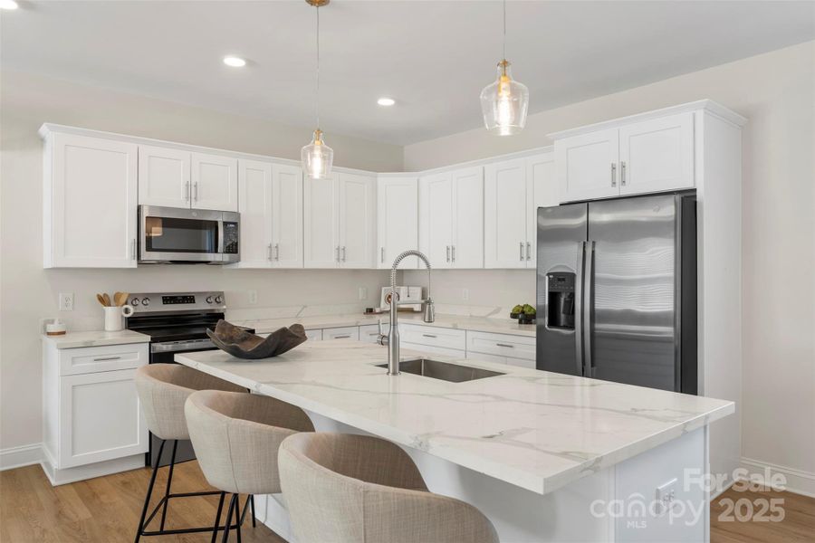 Furnished interior view inside a new home in , Charlotte (Image 9).