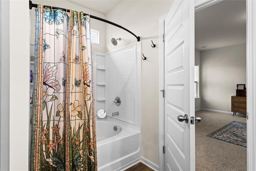 Furnished interior view inside a new home in Garrett Preserve, Hiram (Image 19).