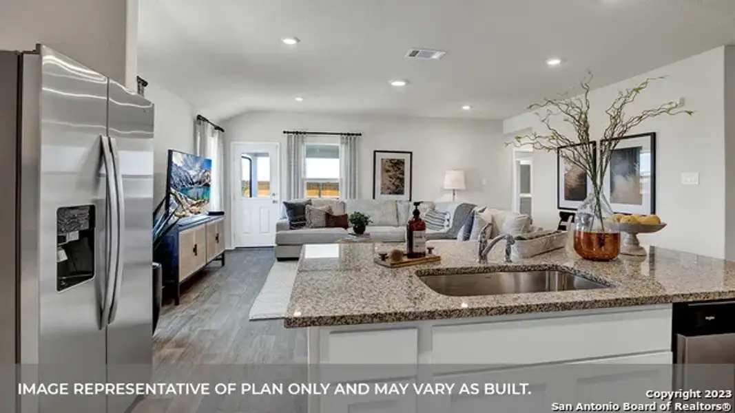 Furnished interior view inside a new home in Swenson Heights, Seguin (Image 21).