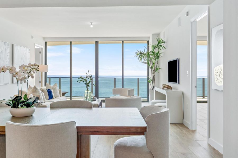 Furnished interior view inside a new home in , Pompano Beach (Image 32).