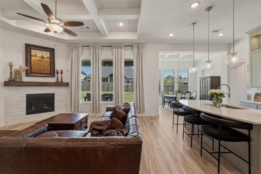 Furnished interior view inside a new home in , Argyle (Image 5). Furnished interior view inside a new home in , Argyle (Image 5).