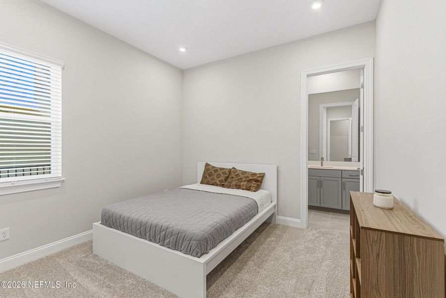 Furnished interior view inside a new home in RiverTown, St. Johns (Image 8).
