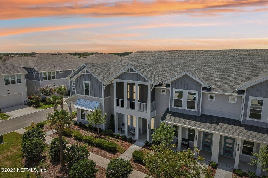 Front exterior of a new home in , Ponte Vedra, FL, highlighting curb appeal (Image 26). Front exterior of a new home in , Ponte Vedra, FL, highlighting curb appeal (Image 26).