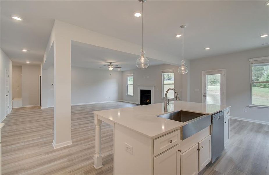 Furnished interior view inside a new home in Grandview at Millers Mill, Stockbridge (Image 10).