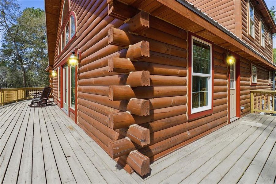 Exterior details and patio area of a home in , Inverness (Image 15).