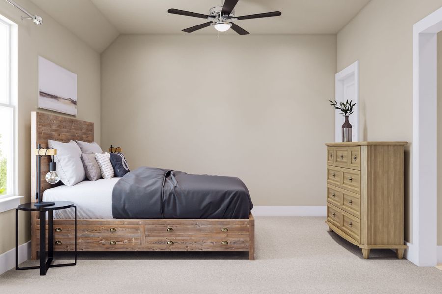 Furnished interior view inside a new home in Clopton Farms, Montgomery (Image 20).