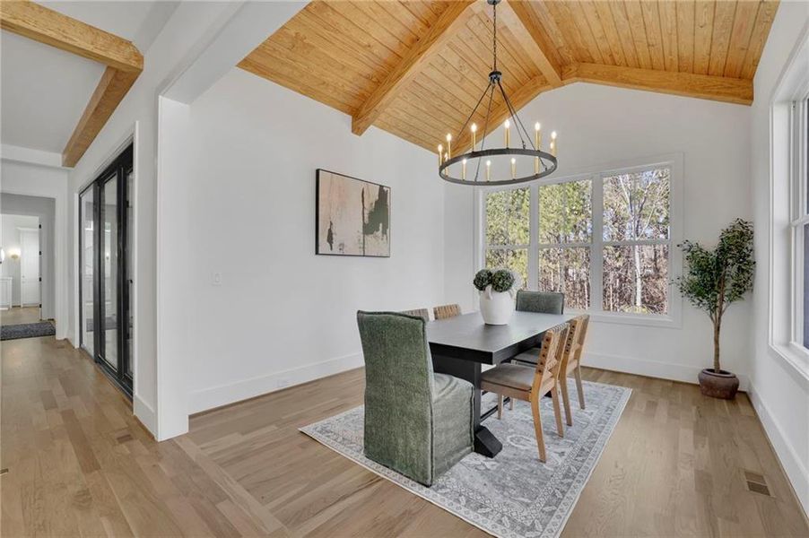 Furnished interior view inside a new home in , Acworth (Image 18). Furnished interior view inside a new home in , Acworth (Image 18).