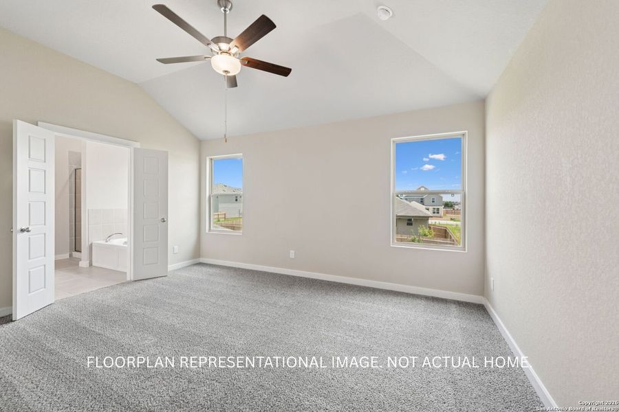 Spacious, unfurnished interior of a new home in Paloma Park, Converse (Image 11).