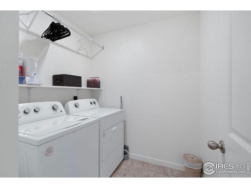Upstairs level laundry - washer and dryer included. Upstairs level laundry - washer and dryer included.