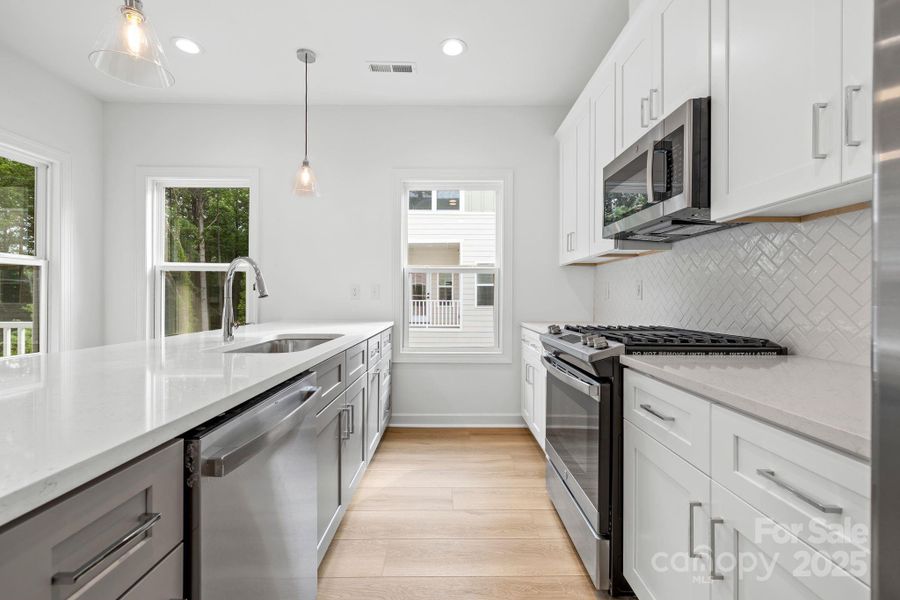 Furnished interior view inside a new home in , Charlotte (Image 7).