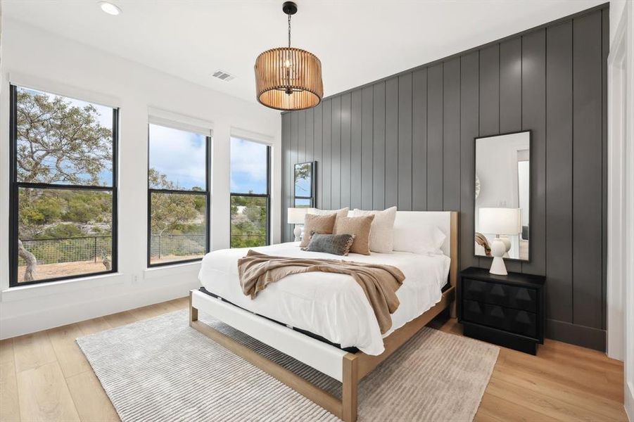 Furnished interior view inside a new home in , Strawn (Image 14).