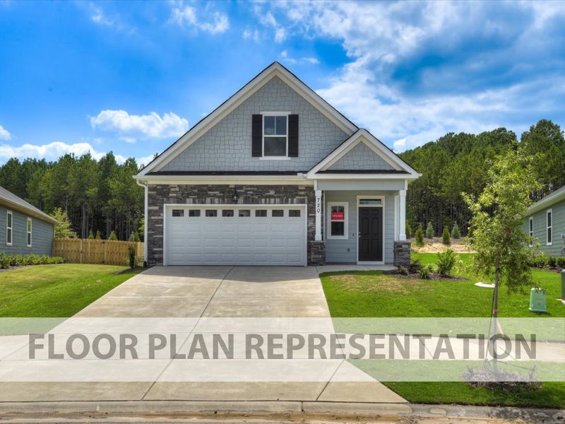 Elevation B | 1800 Plan by Ivey Homes Elevation B | 1800 Plan by Ivey Homes