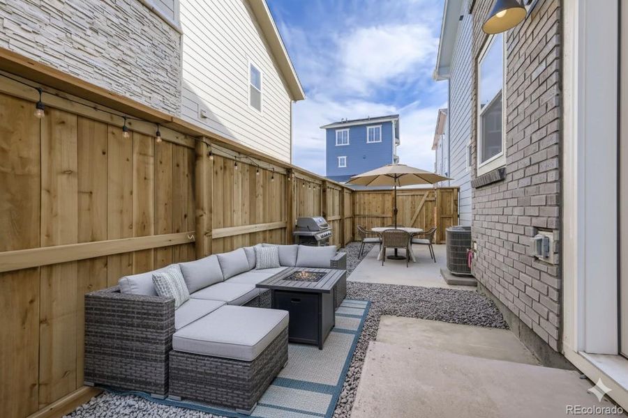 virtually staged. side yard / patios virtually staged. side yard / patios