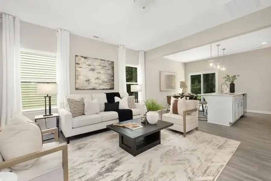 Representative furnished interior of a home built from the Canterbury by True Homes in The Retreat at Reedy Fork Ranch, Greensboro (Image 18).