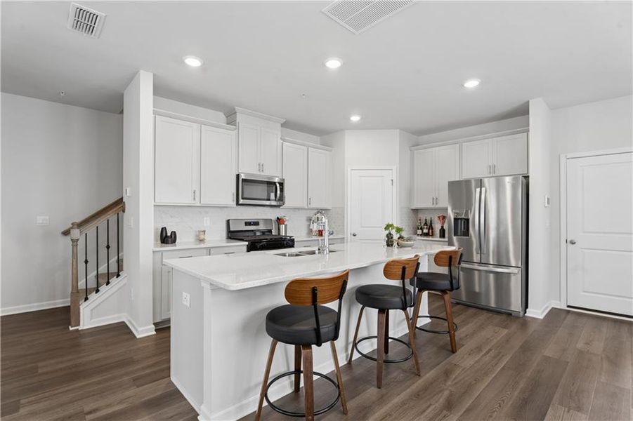 Furnished interior view inside a new home in , Smyrna (Image 6).