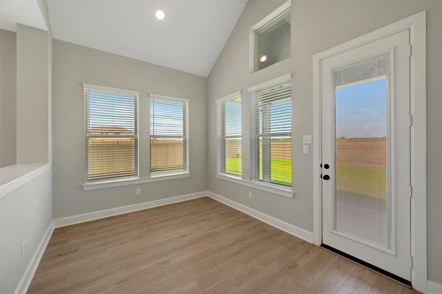 Spacious, unfurnished interior of a new home in Prairieland Village - Grove Collection, Cypress (Image 33). Spacious, unfurnished interior of a new home in Prairieland Village - Grove Collection, Cypress (Image 33).