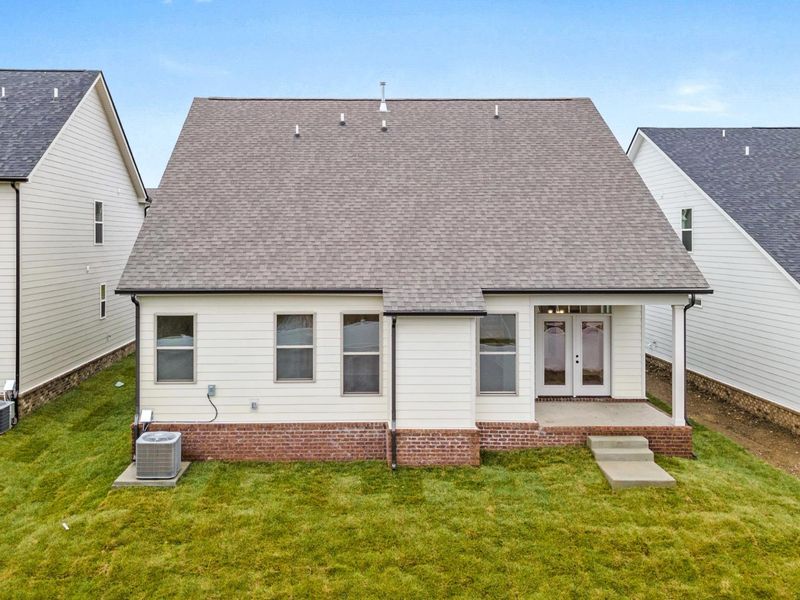 Exterior details and patio area of a home in Calista Farms, White House (Image 3).
