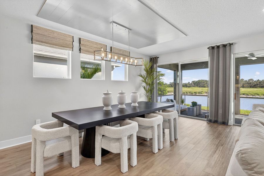 Furnished interior view inside a new home in Summerlit, Naples (Image 5).