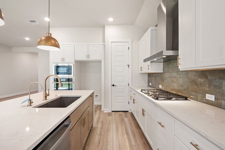 Furnished interior view inside a new home in Park Collection at Lariat, Liberty Hill (Image 6).