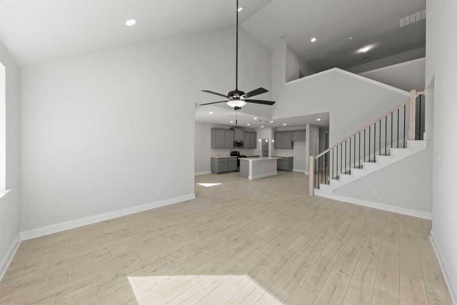 Representative unfurnished interior of a home built from the Republic by Rockwell Homes in Creekside, Royse City (Image 71). Representative unfurnished interior of a home built from the Republic by Rockwell Homes in Creekside, Royse City (Image 71).