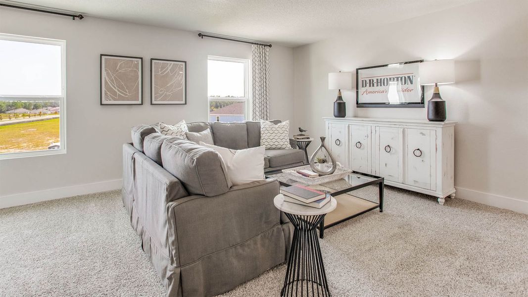Furnished interior view inside a new home in Hodges Bayou Plantation, Panama City (Image 28).