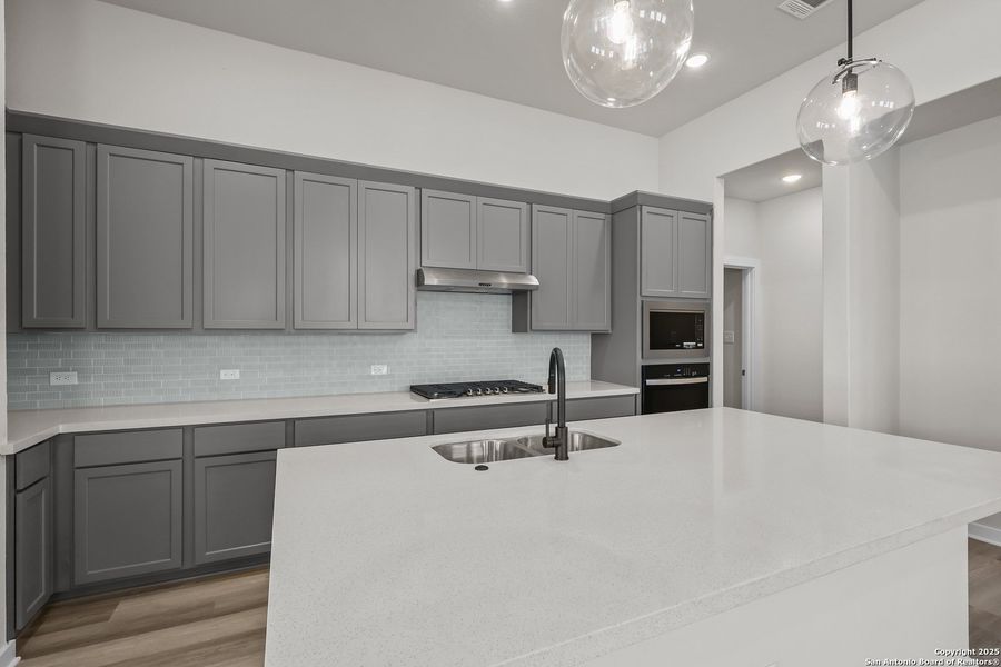 Furnished interior view inside a new home in Stillwater Ranch 45', San Antonio (Image 6).