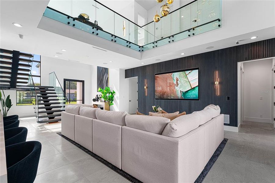 Furnished interior view inside a new home in , Tampa (Image 17).