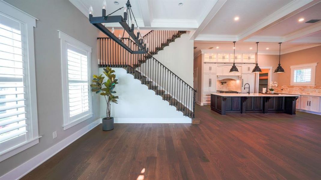 2x4 steps to Primary and 2nd bedroom