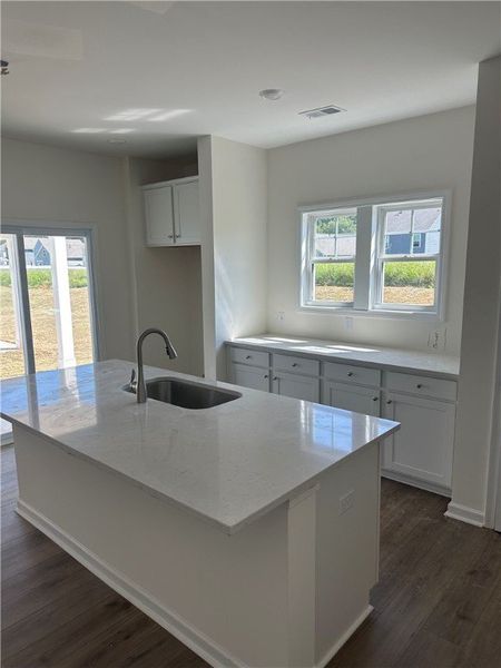 Furnished interior view inside a new home in Brownstone Park, Easley (Image 3). Furnished interior view inside a new home in Brownstone Park, Easley (Image 3).