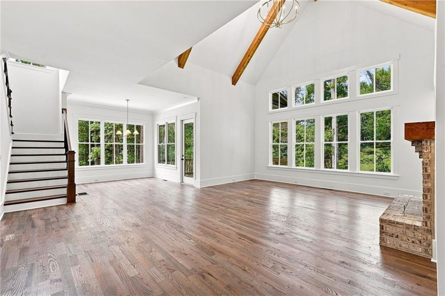 Spacious, unfurnished interior of a new home in Malone's Pond, Ball Ground (Image 47).