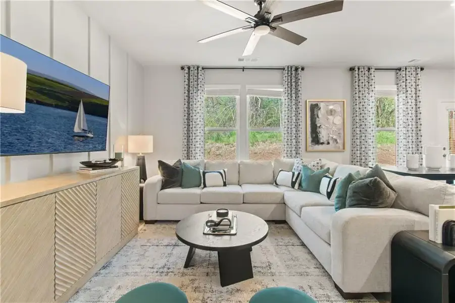 Furnished interior view inside a new home in Diamante, Stockbridge (Image 4).