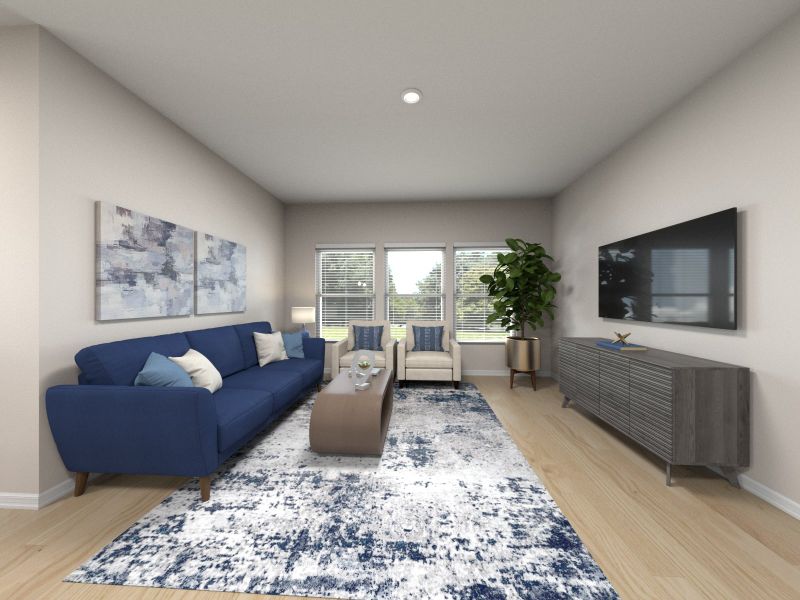 Furnished interior view inside a new home in Briarcreek - Legacy Series, Antioch (Image 4).