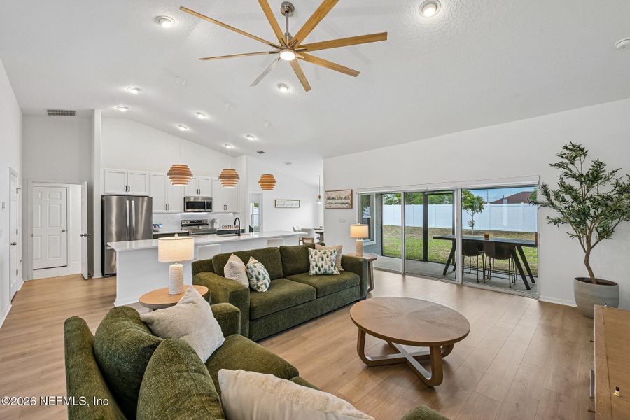 Furnished interior view inside a new home in , Palm Coast (Image 30).