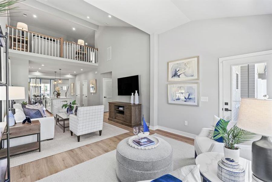 Representative furnished interior of a home built from the Bethany by Ryan Homes in Grande Dunes North Village Villas, Myrtle Beach (Image 6).