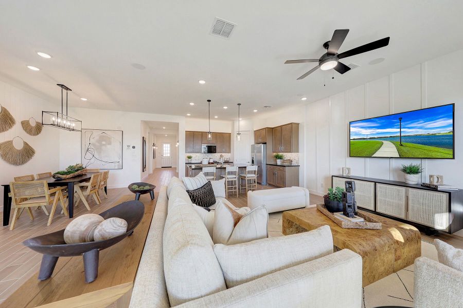 Representative furnished interior of a home built from the Azure by Mattamy Homes in White Tank Vistas, Waddell (Image 26).