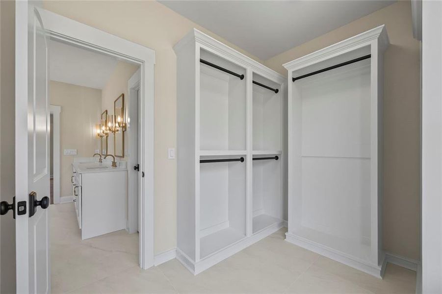 Furnished interior view inside a new home in , Monroe (Image 16).