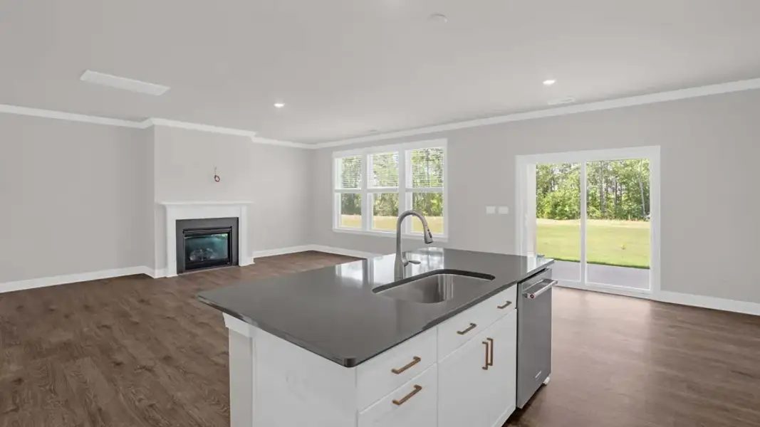 Furnished interior view inside a new home in The Estates Park, Apex (Image 8).