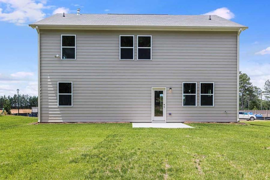 Front exterior of a new home in Heritage River, Euharlee, GA, highlighting curb appeal (Image 15).