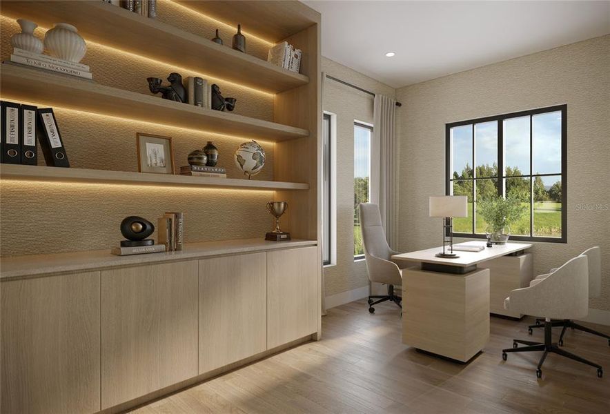 Furnished interior view inside a new home in , Sarasota (Image 7).