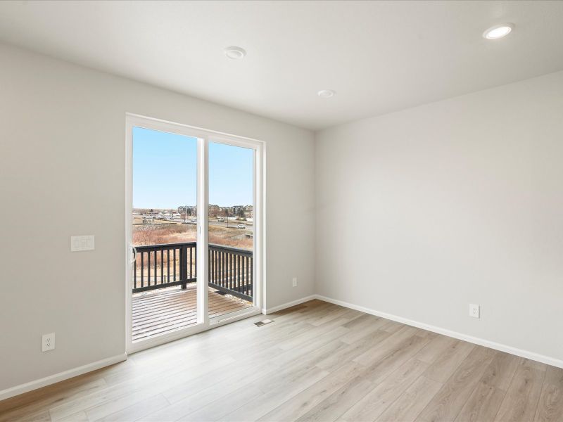 The Sylvan floorplan interior image taken at a Meritage Homes community in Aurora, CO.