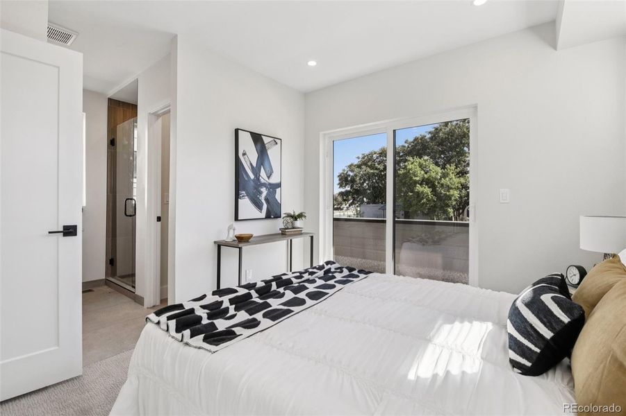 Furnished interior view inside a new home in , Denver (Image 32).
