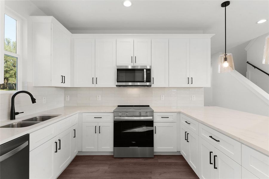 Furnished interior view inside a new home in , Burnet (Image 7).